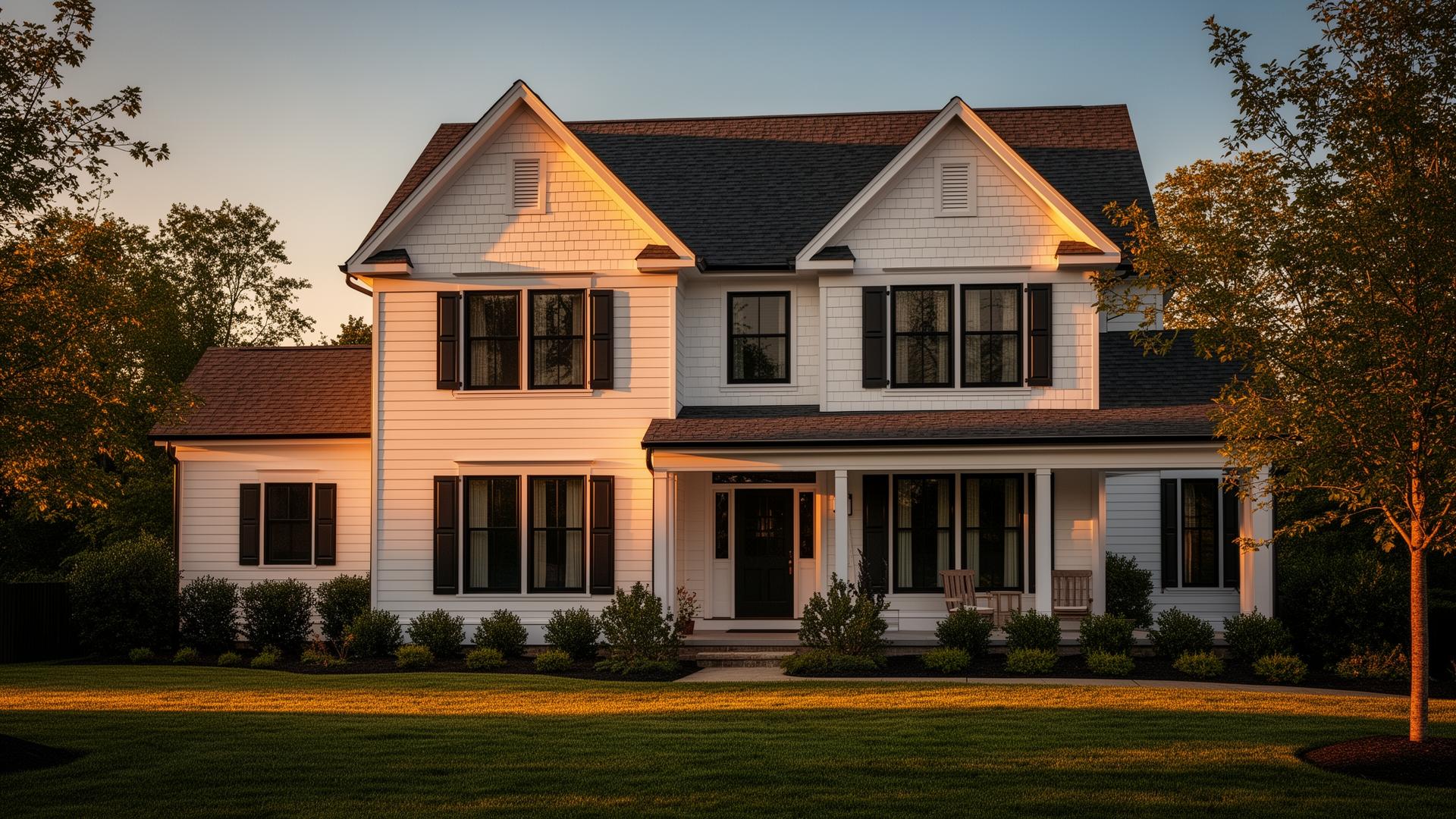 Beautifully remodeled exterior home with new roof, siding, and windows