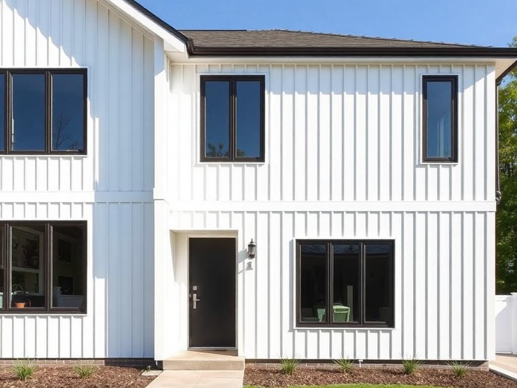 Fresh vinyl and fiber-cement siding on a residential exterior